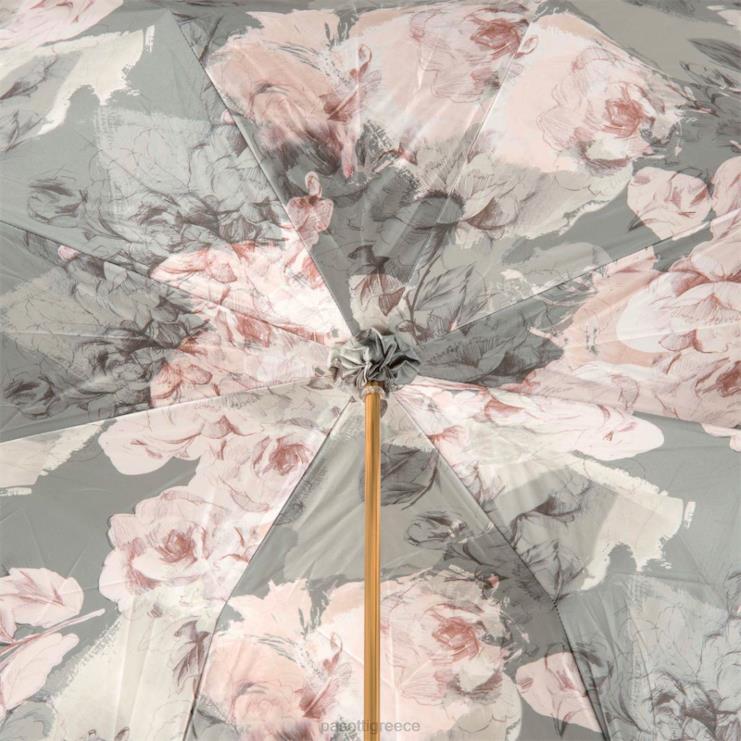 ομπρέλα | PASOTTI 189 5r316-6 p5 - ιβουάρ ομπρέλα με λουλούδια μέσα 2N6B8367 γυναίκες